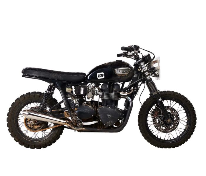 British Customs Predator Exhaust, Slip-Ons - Bonneville T100 790/865, Polished - Image 2
