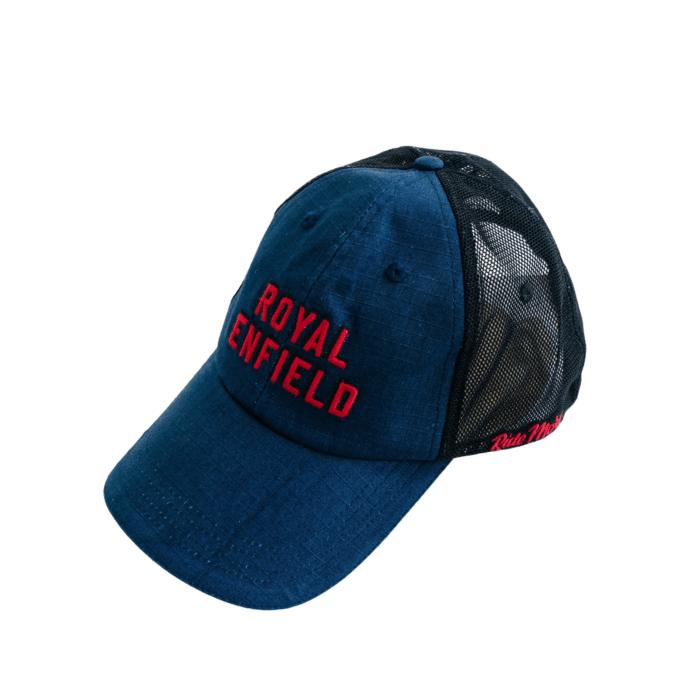 Royal Enfield "Rip Stop" Cap, Navy
