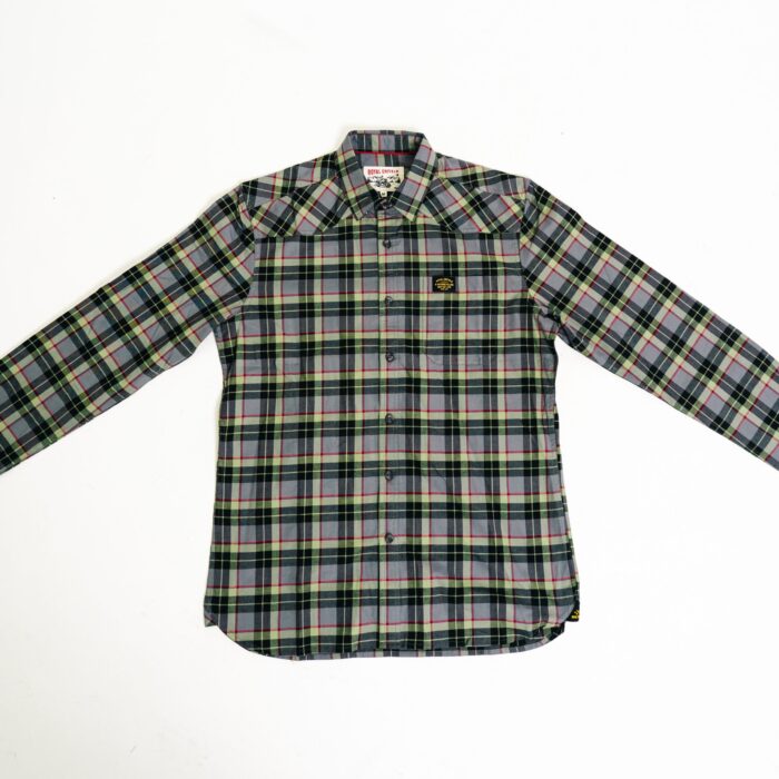 Royal Enfield "Light Weight Flannel" Shirt, Dark Grey