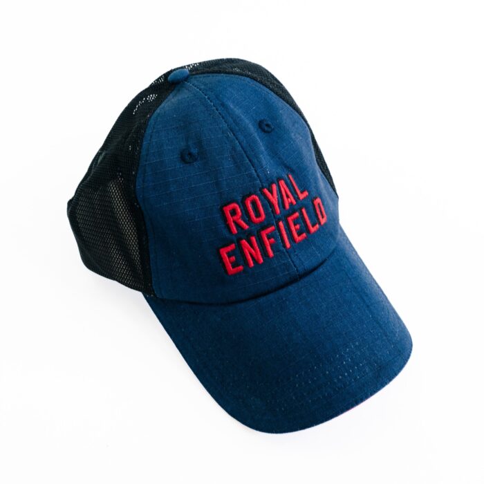 Royal Enfield "Rip Stop" Cap, Navy - Image 2