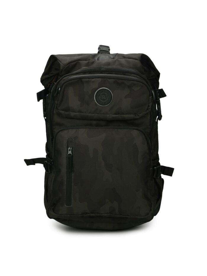 Royal Enfield "Himalayan Roll Top" Backpack, Camo