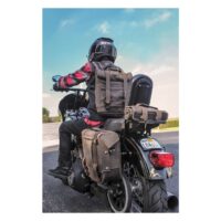 Burly Brand Voyager Saddlebag Black Baxter Cycle