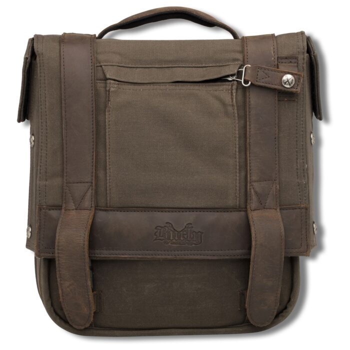 Burly Brand Voyager Saddlebag, Dark Oak - Image 2