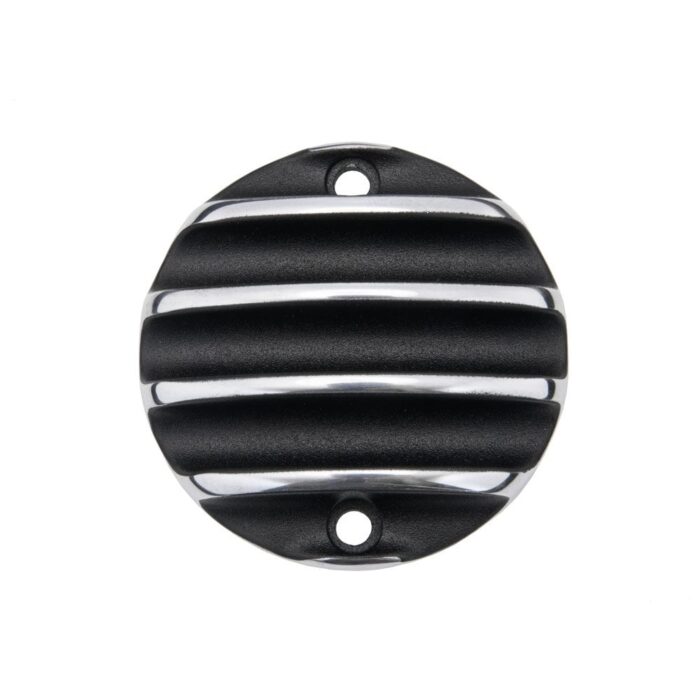 Motone Points/ACG Cover Badge, Black/Polished - Liquid Cooled Twins - Image 2