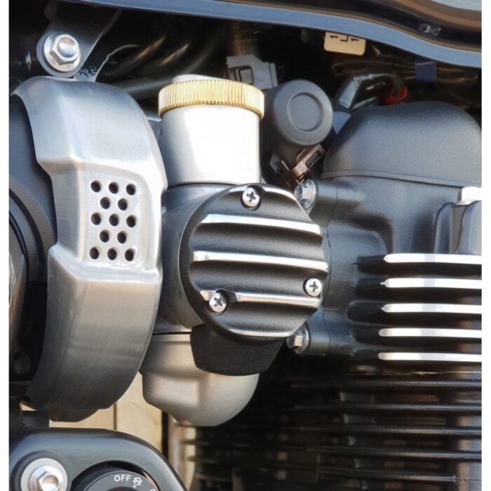 Motone Throttle Body Covers, Black/Polished - Image 2