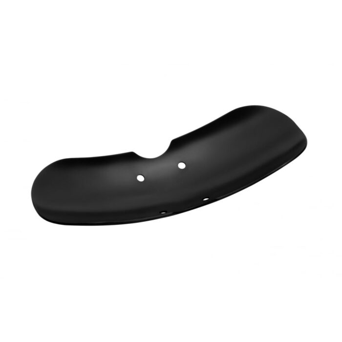 Motone Shorty Aluminum Front Fender, Black - Image 3