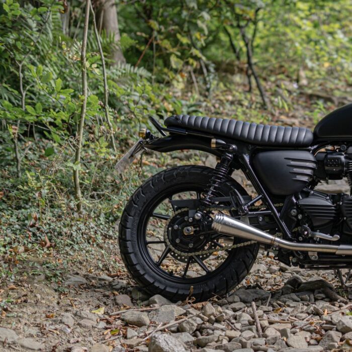Motone Bobber Rear Fender, Pre-Drilled, Black - Image 3