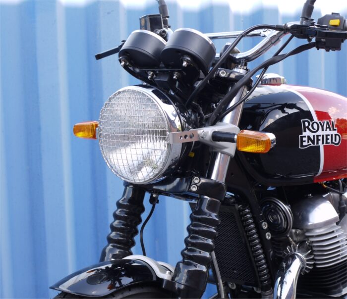 Headlamp Grill, Stainless Steel - INT/GT 650 - Image 2