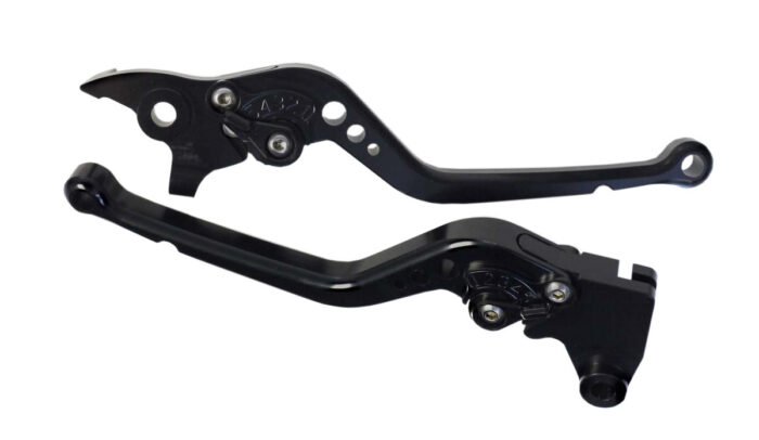 Adjustable Lever Set, Long Black - Himalayan (up to 2021)/Continental GT 535 (2017 and up)