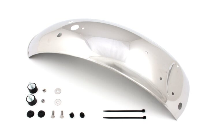 Polished Stainless Steel Rear Fender - INT/GT 650