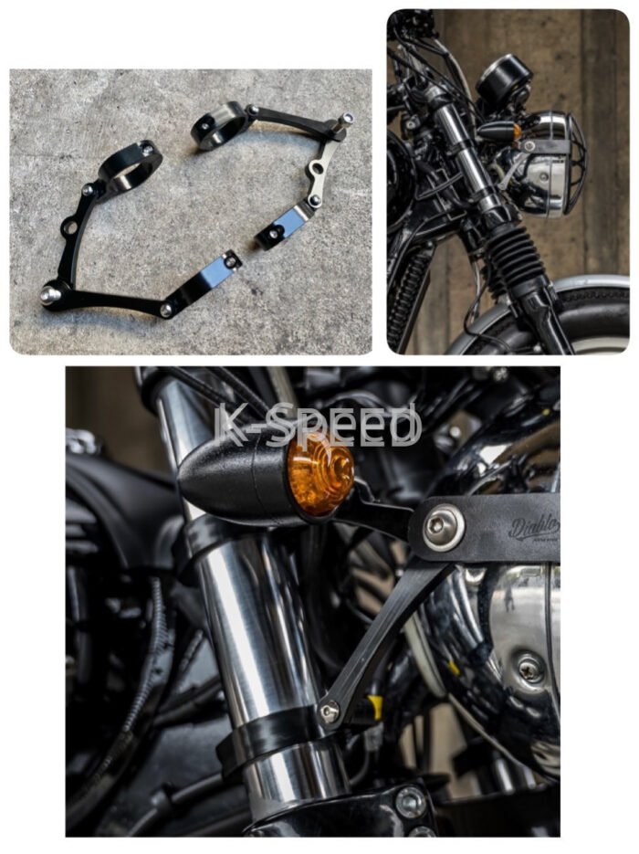 Diabolus CNC Headlight Brackets - INT/GT 650