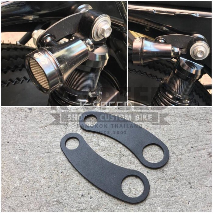 Rear Shock Mount Turn Signal Brackets, Pair
