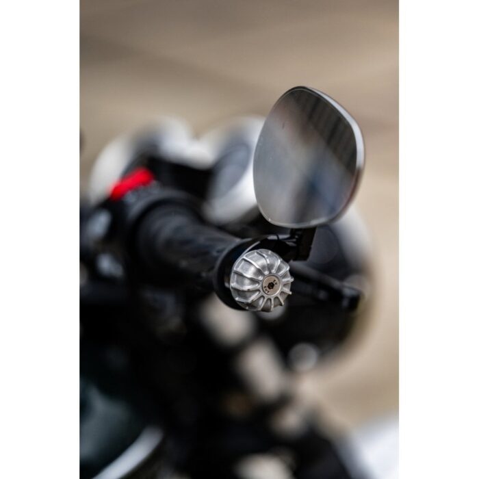 Motone "Gemini" Bar End Finishers, Shot Blast - Image 2