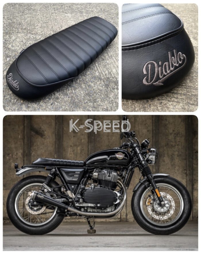 Diabolus Short Brat Seat, Ribbed Pattern - INT/GT 650