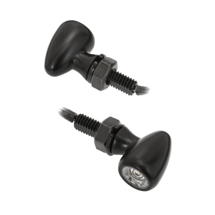 Motone "Pico" Multi LED 3-in-1 Turn Signals, Tail Lights, Brake Lights, Black - Pair