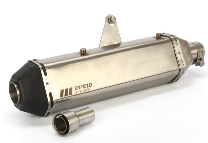 Free Flow Muffler, Stainless Steel - Himalayan/Scram 411 - Image 2