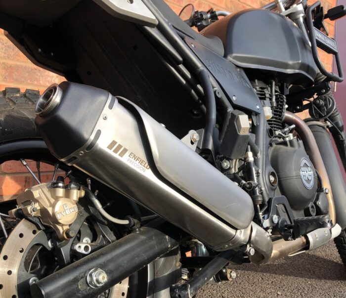 Free Flow Muffler, Stainless Steel - Himalayan/Scram 411 - Image 3
