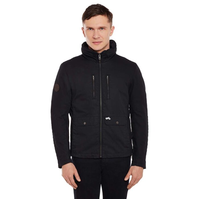 Royal Enfield "Ashbey" Hoodie Jacket, Black - Image 2