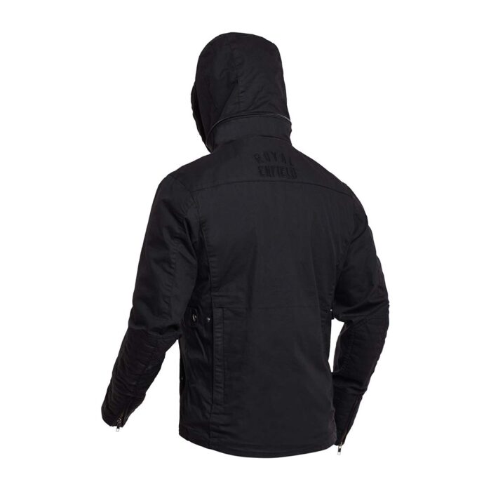 Royal Enfield "Ashbey" Hoodie Jacket, Black - Image 3