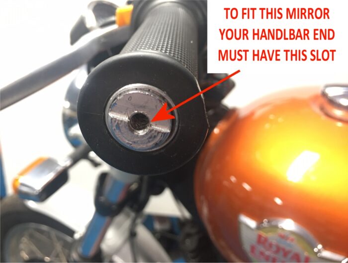 Stadium Stainless Steel Bar End Mirrors (Each) - INT650 - Image 3