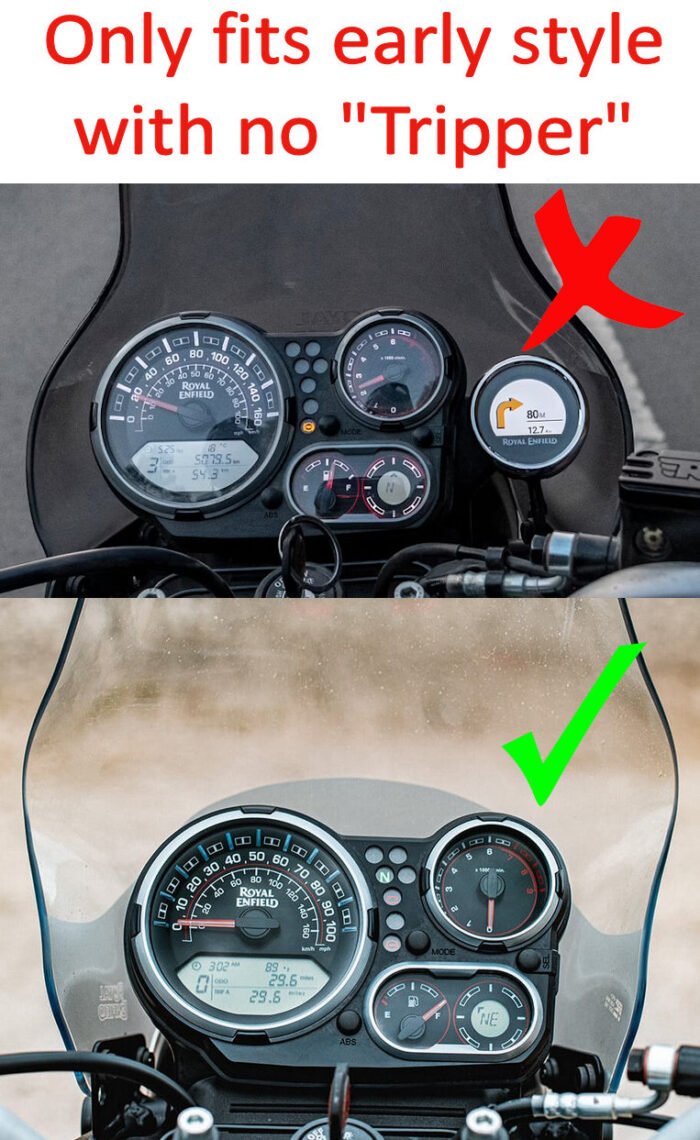Short Windshield, Tinted - Early Himalayan 411 - Image 2