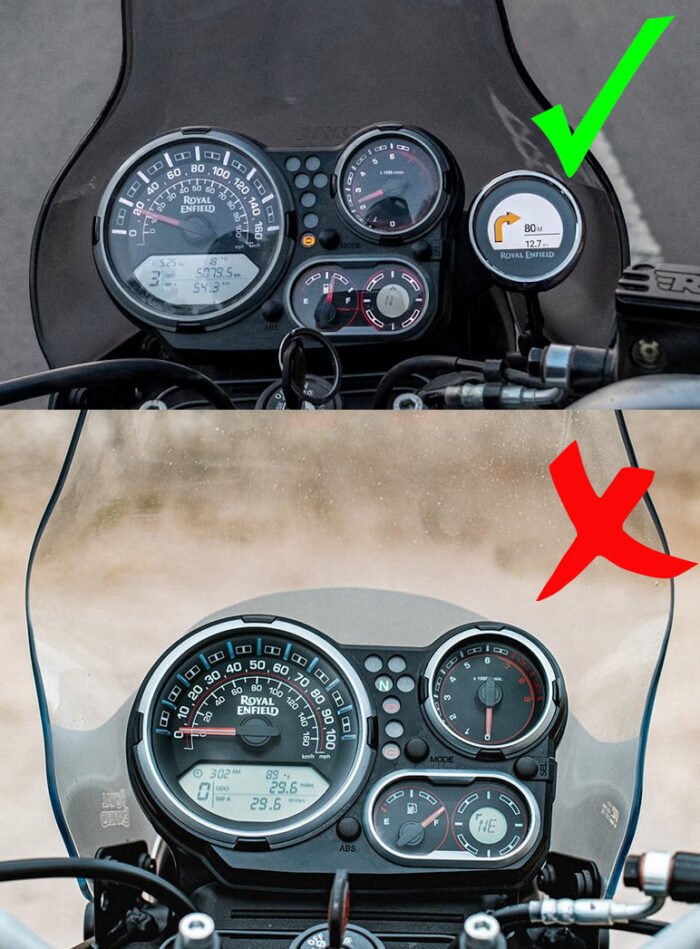 Short Windshield, Tinted - Late Himalayan 411 - Image 3