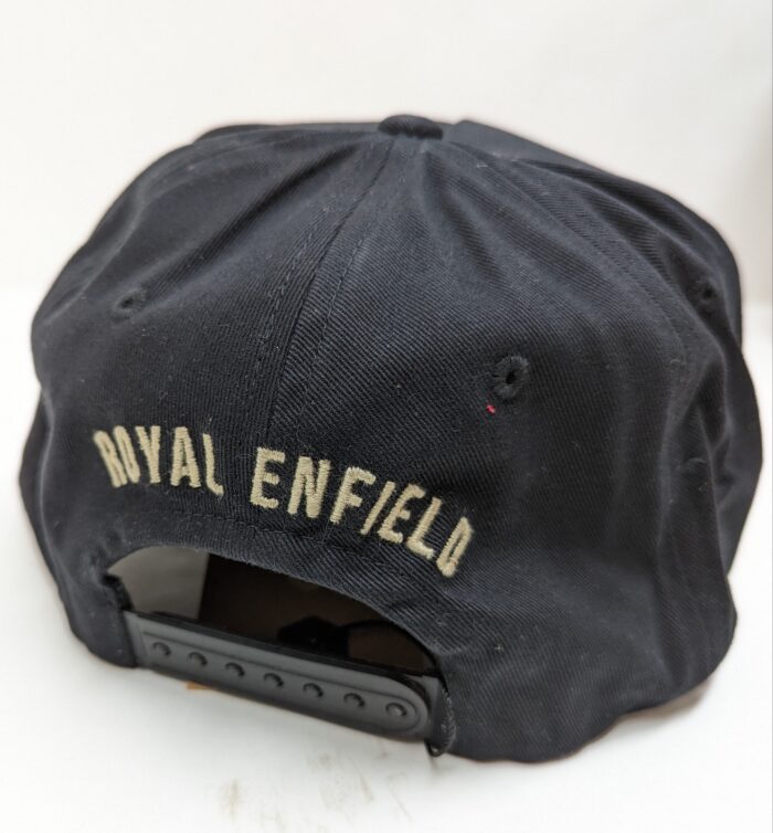 Royal Enfield "Happy Rider" Cap, Black/Tan - Image 2