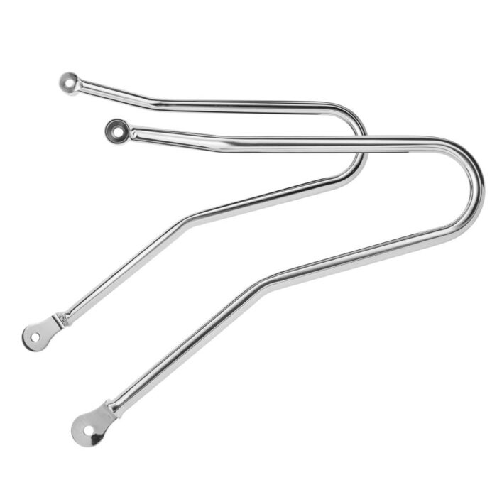 Motone Pannier Rails, Polished (Pair) - Meteor 350