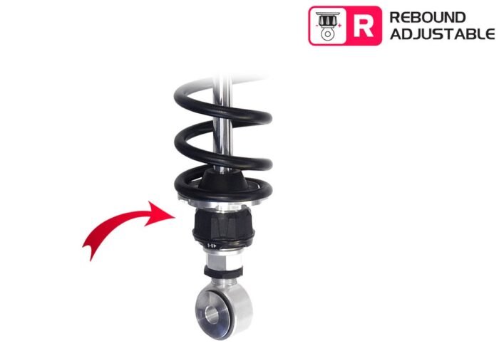 YSS Rear Shocks, Silver Body/Black Spring - INT/GT 650 - Image 4