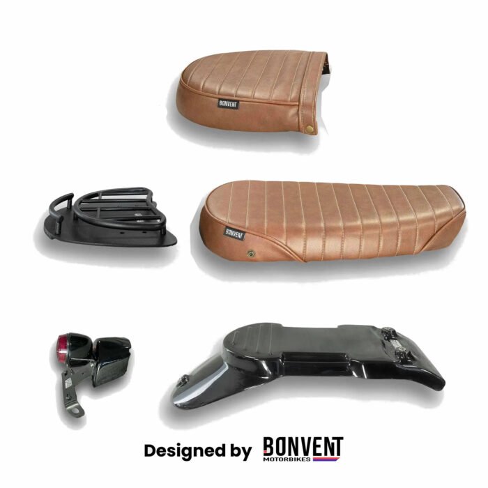 Bonvent Modular Scrambler Seat Kit, Brown - INT/GT 650