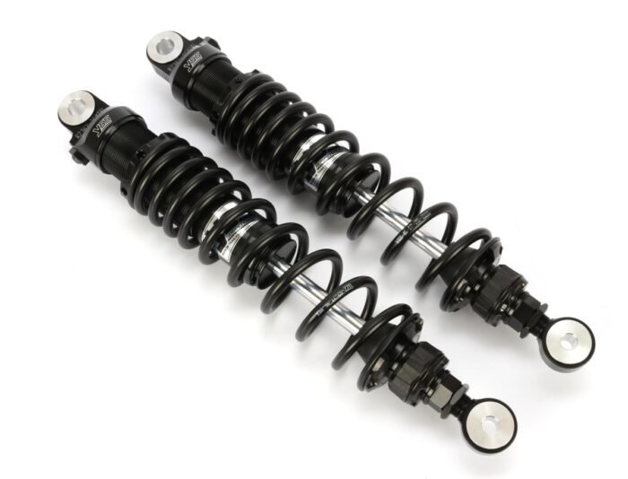 YSS Rear Shocks, Black Body/Black Spring - INT/GT 650