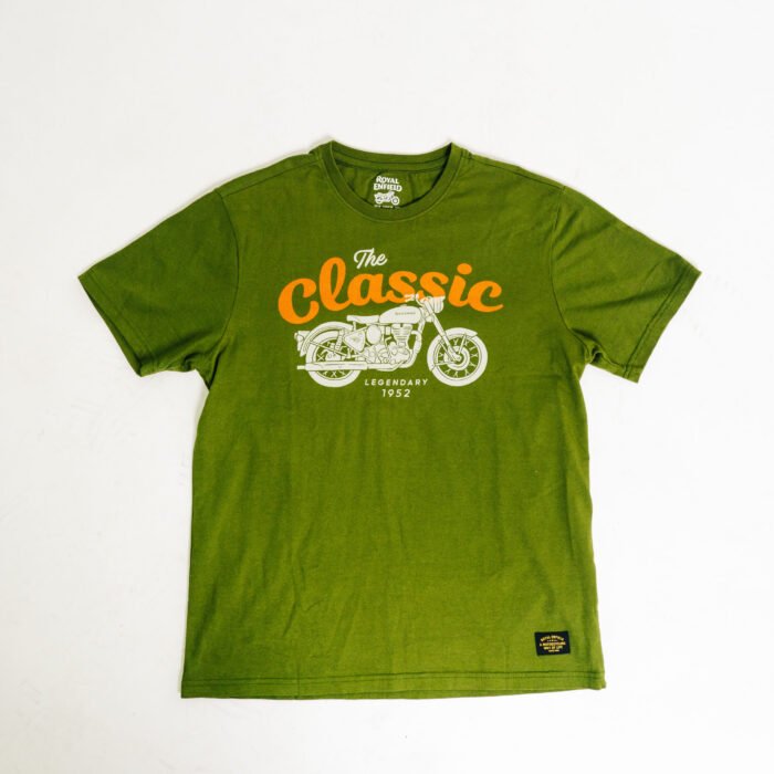 Royal Enfield "The Classic" Tee, Olive