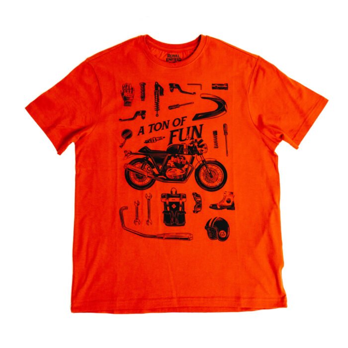 Royal Enfield "Continental GT" Tee, Burnt Ochre