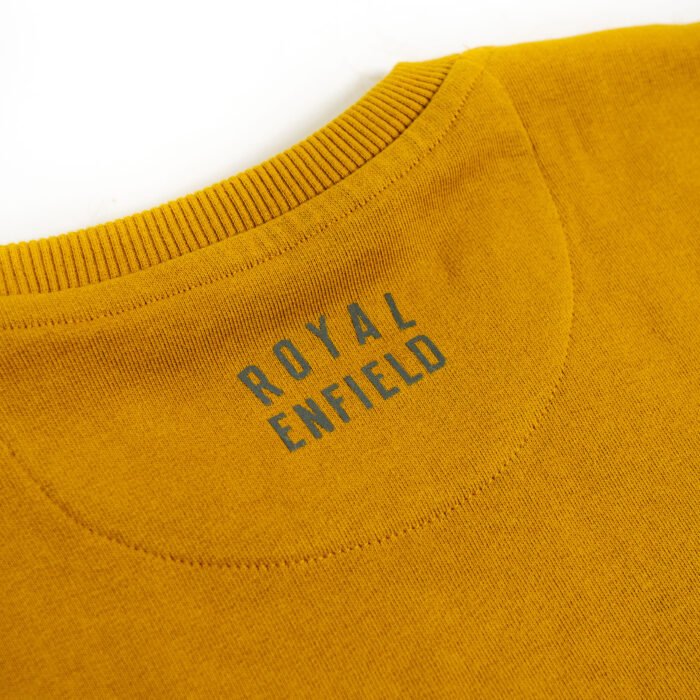 Royal Enfield "Chainlink" Sweatshirt, Mustard - Image 3