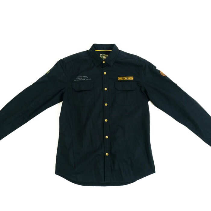 Royal Enfield "Vintage Badge" Shirt, Black