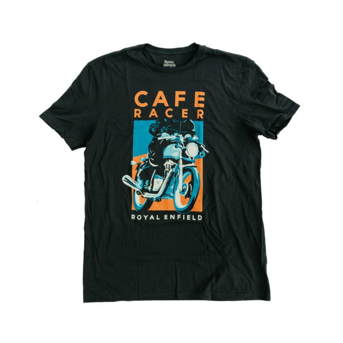 Royal Enfield "Cafe' Racer" T-shirt, Charcoal