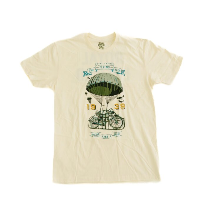 Royal Enfield "Flying Flea" T-shirt, Tan
