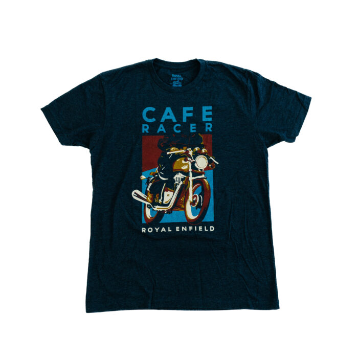 Royal Enfield "Cafe' Racer" T-shirt, Navy
