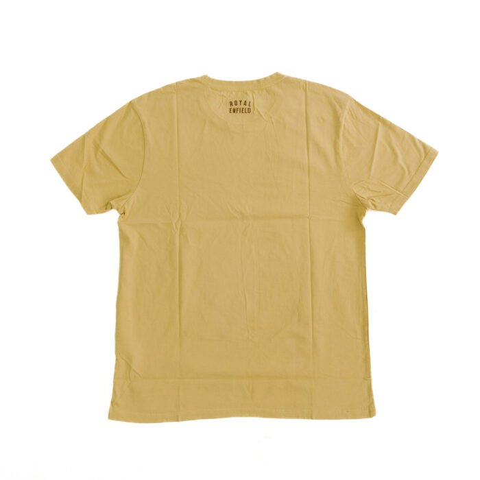 Royal Enfield "Dodge The Bullet" Tee, Sand - Image 3