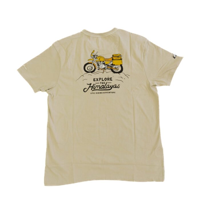 Royal Enfield "Khardung La" Tee, Khaki - Image 3
