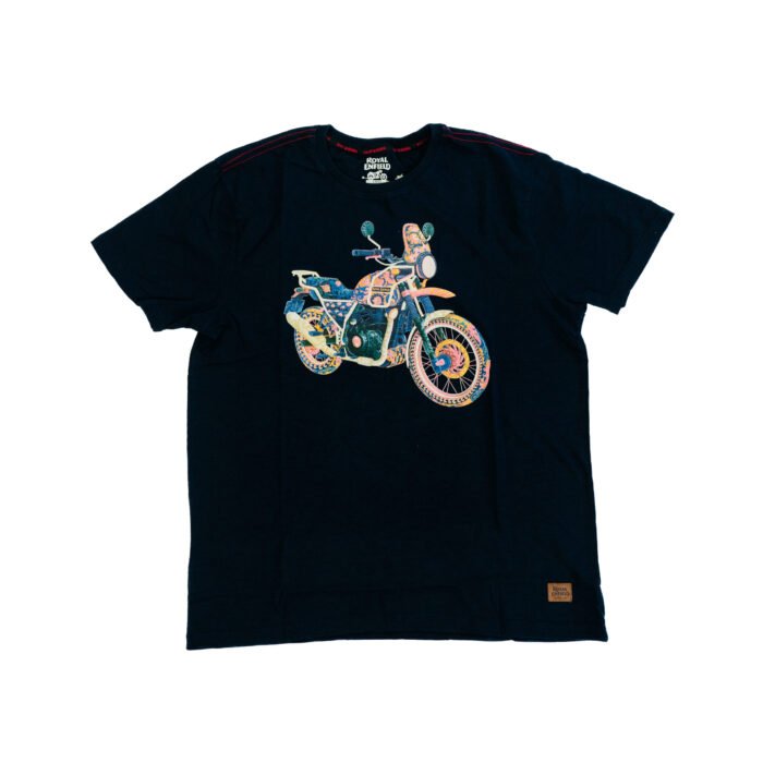 Royal Enfield "Colorful Himalayan" T-shirt, Navy