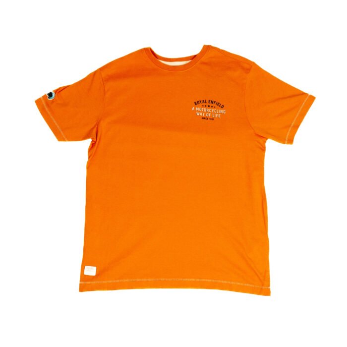 Royal Enfield "Keep Riding" Tee, Coral