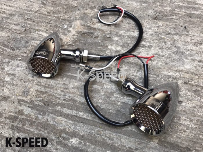 Diabolus LED Turn Signals, Chrome (Pair)
