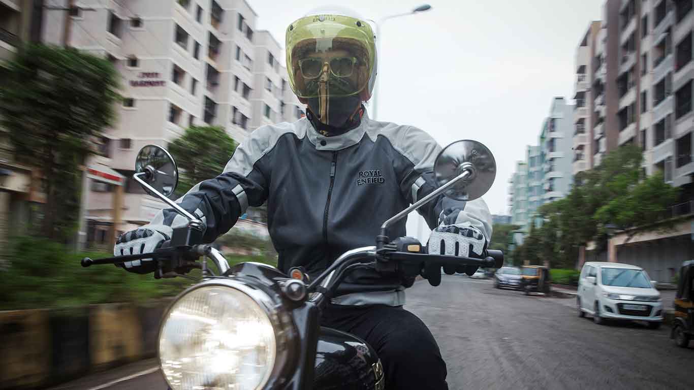 Royal Enfield Streetwind V2 Jacket Grey White Baxter Cycle