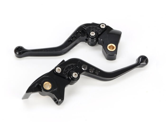 Adjustable Lever Set, Short Black - INT/GT 650 (2024+), Super Meteor 650, Shotgun 650, Meteor/Classic/Hunter/Bullet 350