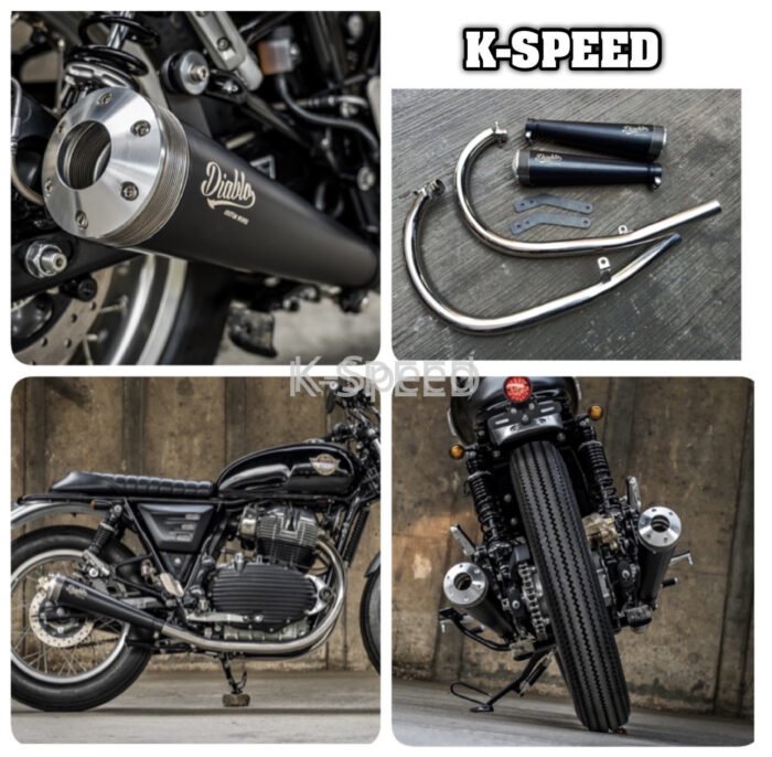 Diabolus J13 Full Exhaust System - INT/GT 650