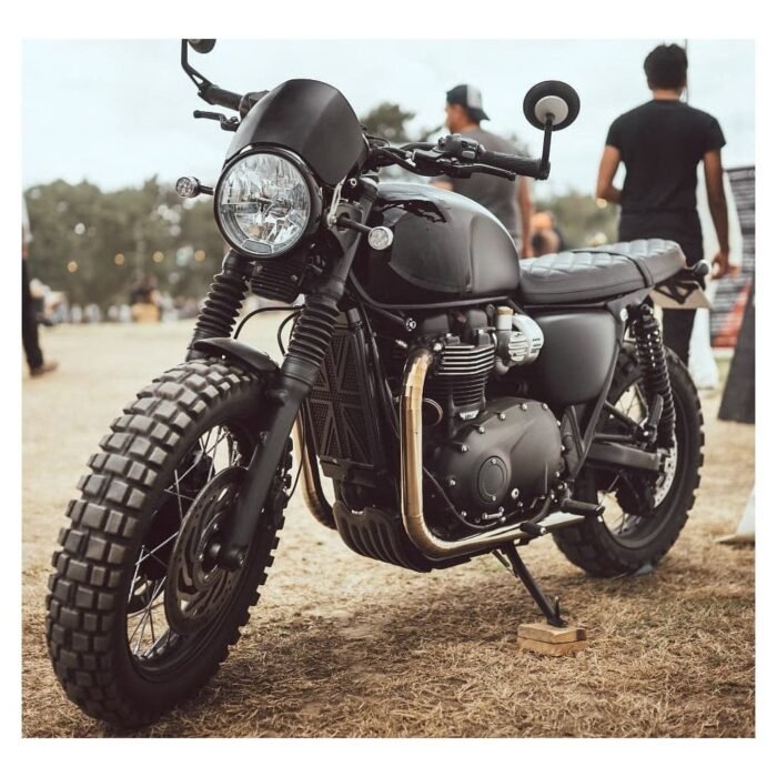 Motone "Defender" Sumpguard, Black - T100/T120, Street Twin/Cup, Speed Twin 900/1200, Thruxton 1200 - Image 4