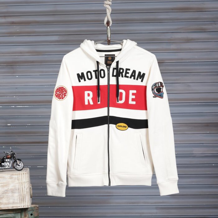 Royal Enfield "Moto Dreams" Women's Hoodie, White