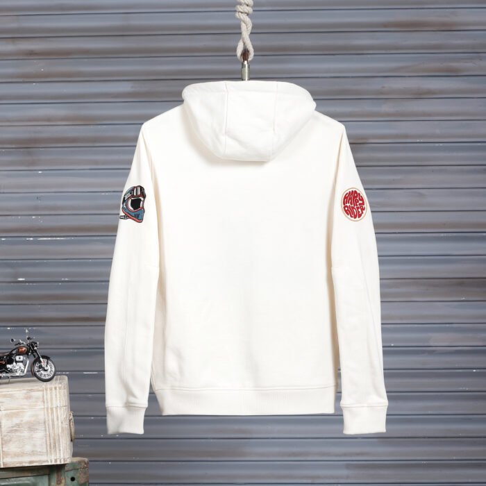 Royal Enfield "Moto Dreams" Women's Hoodie, White - Image 5