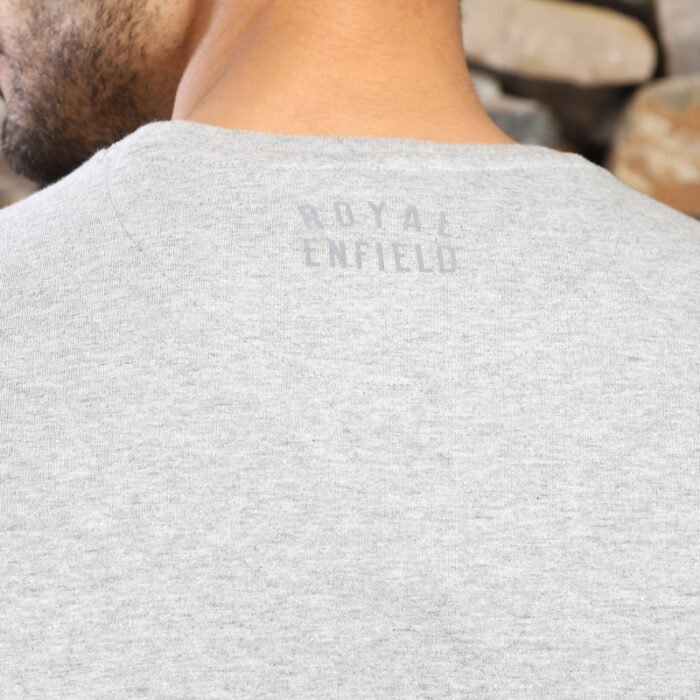 Royal Enfield "Made Like A Gun Core" Tee, Ash - Image 3